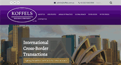 Desktop Screenshot of koffels.com.au